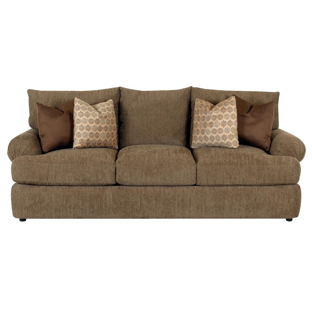 Klaussner Samantha Casual Upholstered Stationary Sofa Sheely's